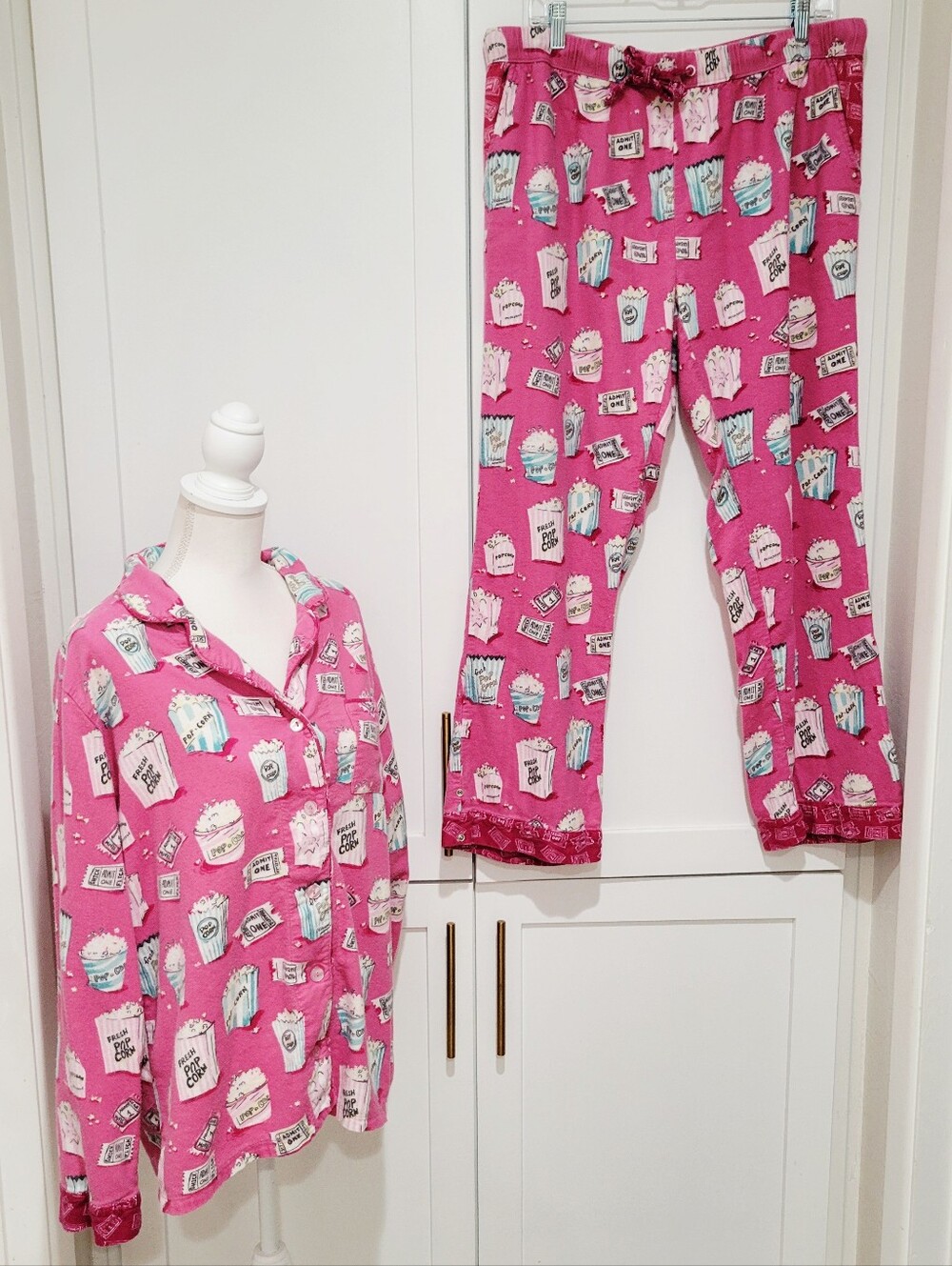Pink Novelty Pajama Set
